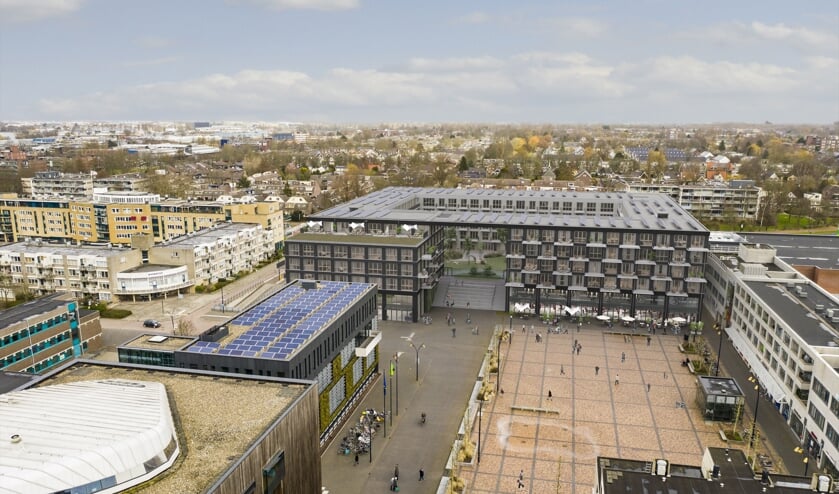 Voorbeeld van bouwen in de bestaande stad. In het Stadshart begint M.J. de Nijs Projectontwikkeling B.V. begin 2020 met de bouw van 207 appartementen. Het gebouw krijgt een parkeergarage op straatniveau. Boven de parkeergarage wordt een groen binnenhof gerealiseerd. De 207 woningen zijn verdeeld ove