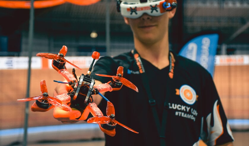 Nederlands Kampioenschap Indoor Drone Racen 2020 in Sportpaleis Alkmaar.