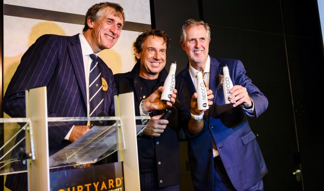 Leo Claus, Marco Borsato en Rick Claus.