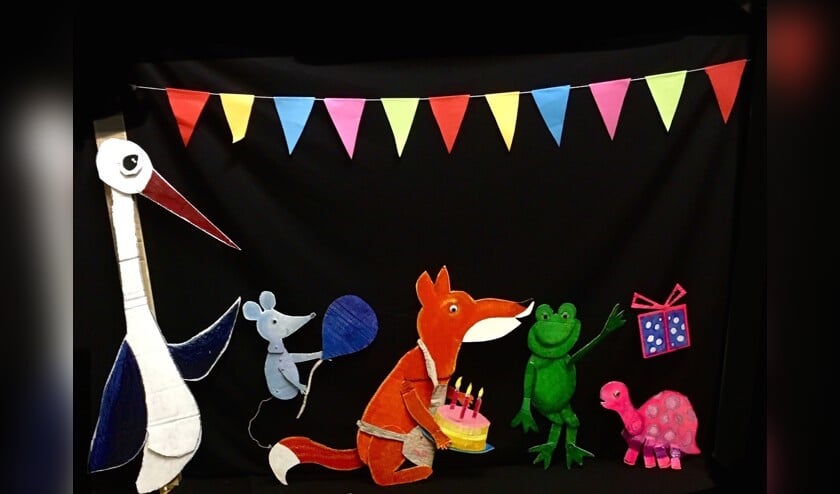 Poppentheater Belletjes Sterk speelt'de voorstelling Ssst.