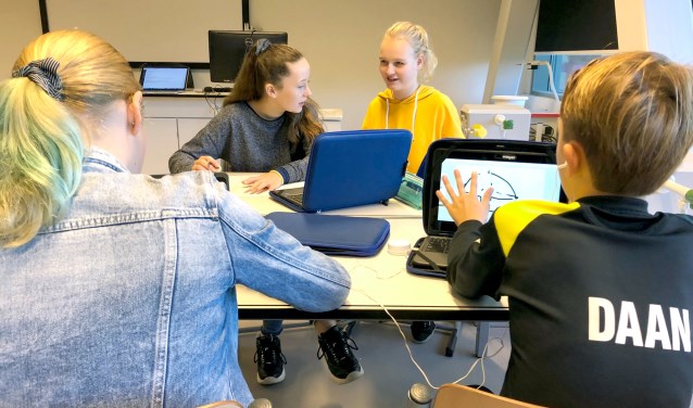 PCCHeiloo v.l.n.r. Eva (12 jaar, Heiloo), Maud (12 jaar, Heiloo), Iza (12 jaar, Limmen), Daan (12 jaar, Akersloot)