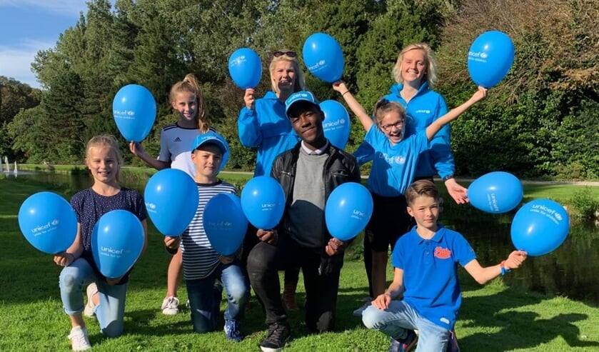 Het Streekbos kleurt weer blauw tijdens de UNICEF Loop.