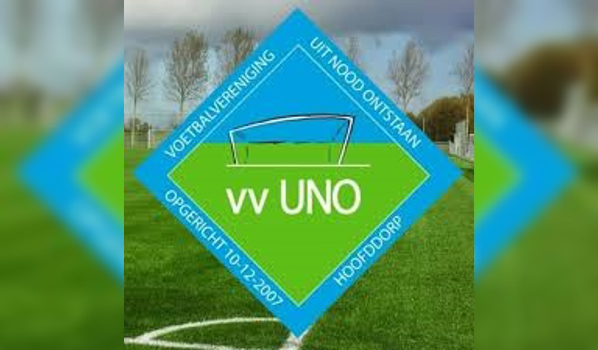 Het logo van VV Uno. 