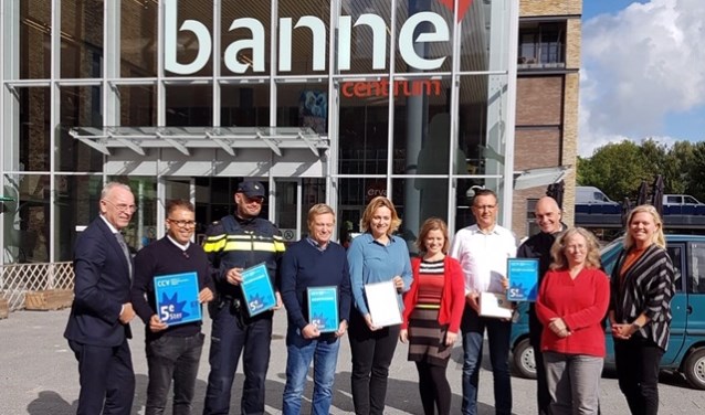 Keurmerk Veilig Ondernemen voor Winkelcentrum Banne