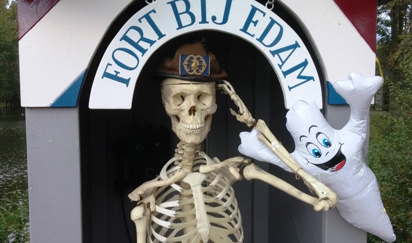 Lekker griezelen bij Fort Edam.
