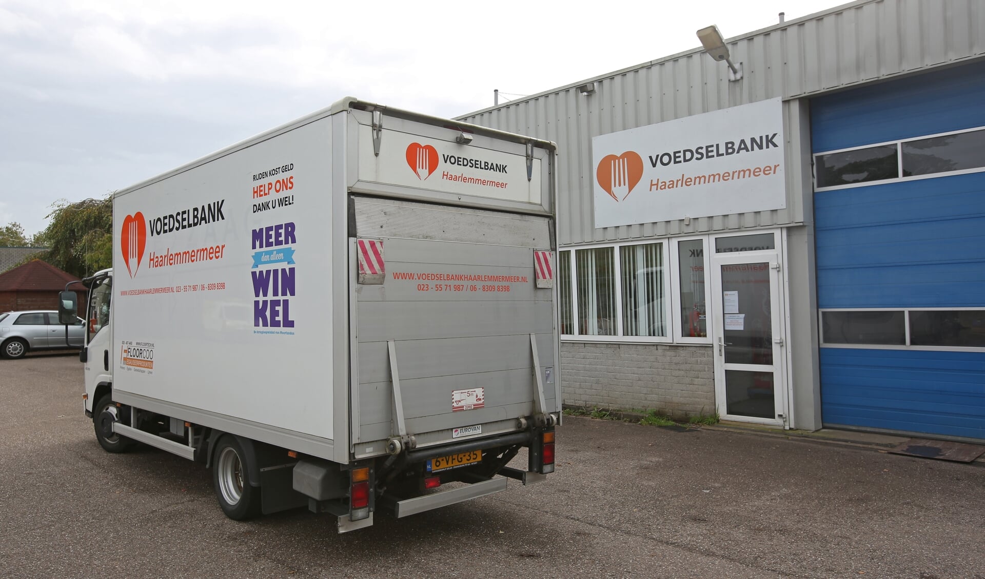 Voedselbank Haarlemmermeer verhuist eind van het jaar naar haar nieuwe onderkomen. 
