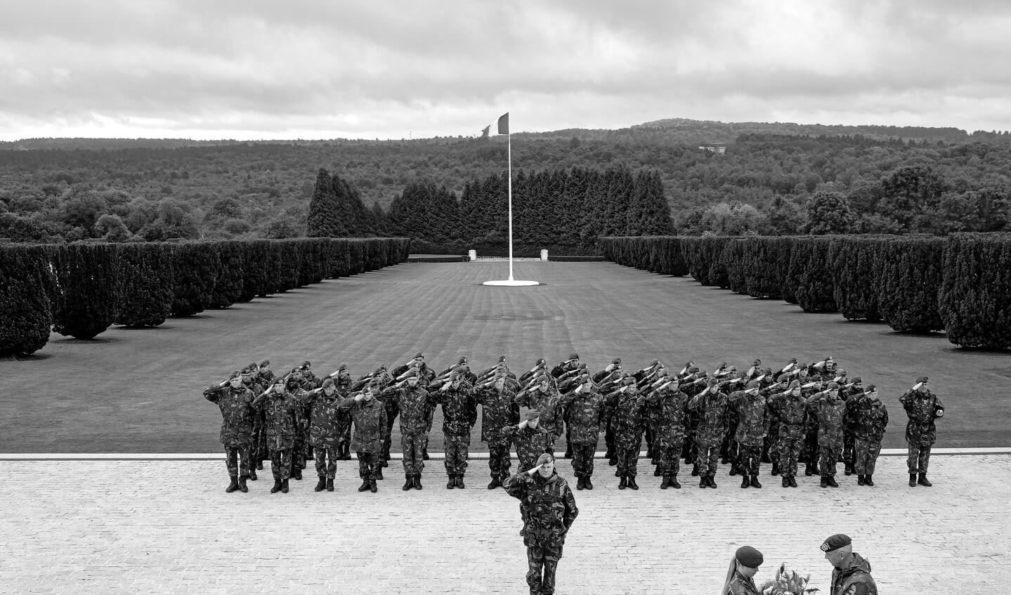 In 2016 herdenkt het Nederlandse leger in Douaumont de Slag bij Verdun, die in 1916 plaatsvond. 
