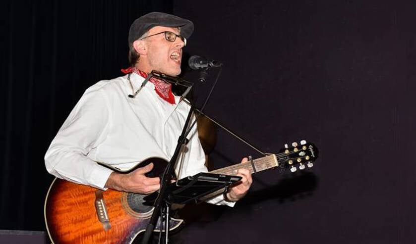 Kees Kaas in actie.