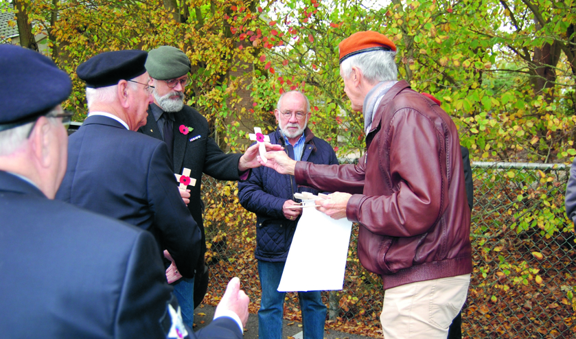 Veteranen onder elkaar.
