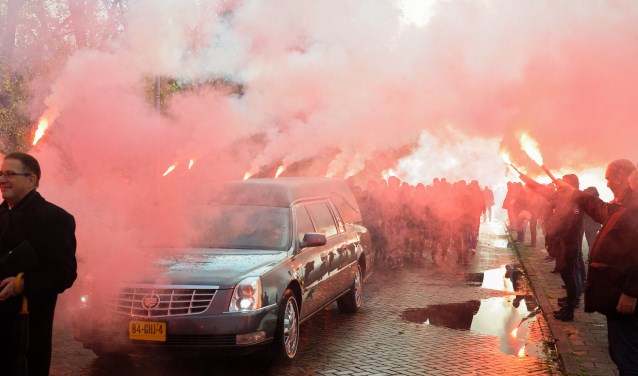 De uitvaart van Brian was 'spectaculair' te noemen.