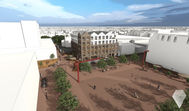 Het voormalige UWV-gebouw wordt 'Het Bronzen Paard'.