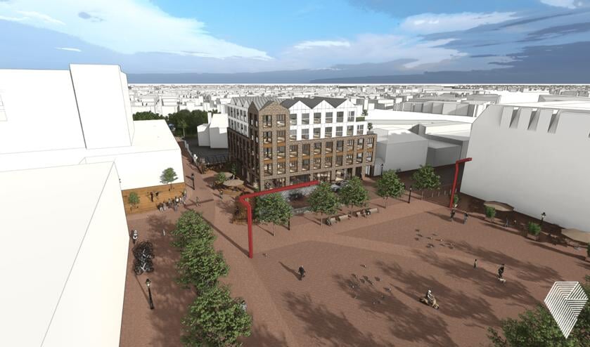 Het voormalige UWV-gebouw wordt 'Het Bronzen Paard'.
