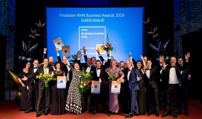 De dolblije winnaars van alle categorieën.