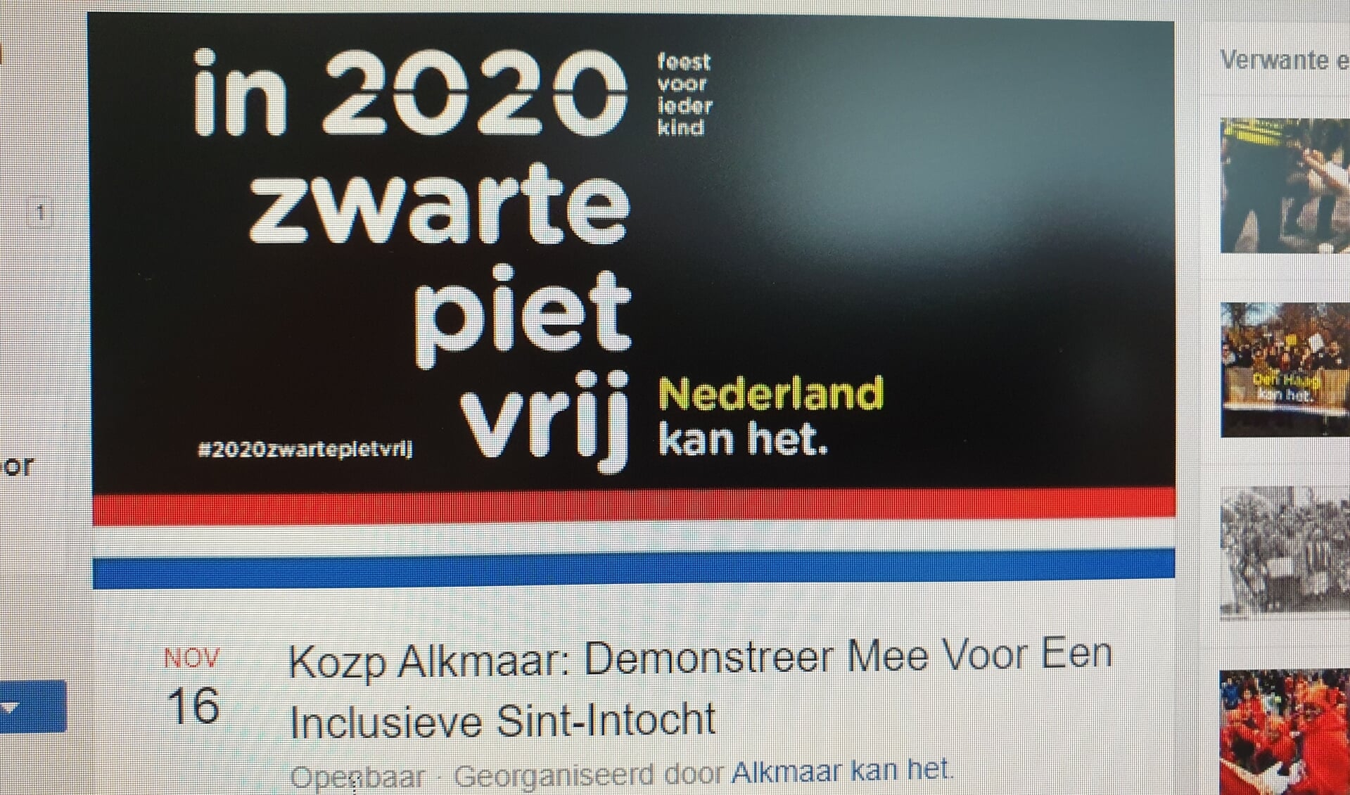 Op de Facebookpagina 'Alkmaar kan het' kunnen belangstellenden zich aanmelden mee te demonstreren.