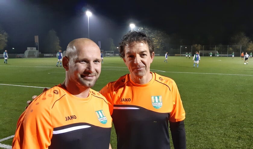 Fit blijven en niet te veel blessures, dan is 7x7 voetbal een uitkomst, zeggen Marcial Kooij (36) en Arnold Muskee (57).