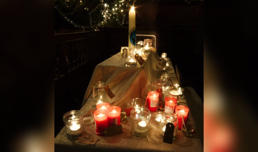 WereldLichtjesDag in de Dorpskerk in 2018.