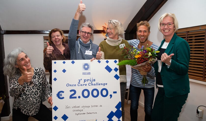 Het ziekenhuis won met de pilot de derde prijs en incasseerde tweeduizend euro.