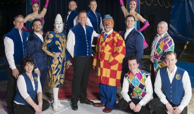 De artiesten van het circus zijn er helemaal klaar voor.