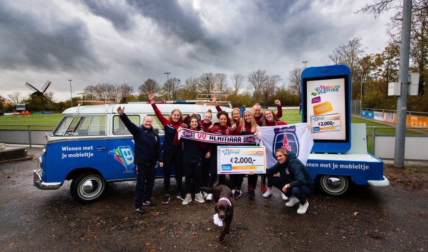 VV Alkmaar ontvangt een eenmalige extra bijdrage van 2.000 euro van de VriendenLoterij.