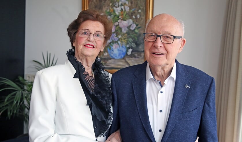 70 jaar lief en leed delen en nog steeds dol op elkaar: Rie en Klaas ten Bruggencate.