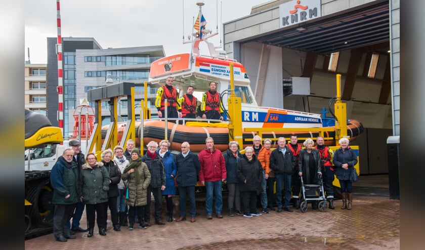 Donateurs op bezoek bij de KNRM.