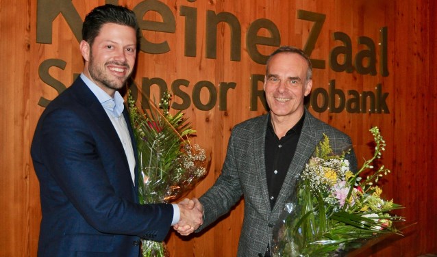 Tom Doomernik en Edwin van Balken zijn blij met de verlenging van het contract.