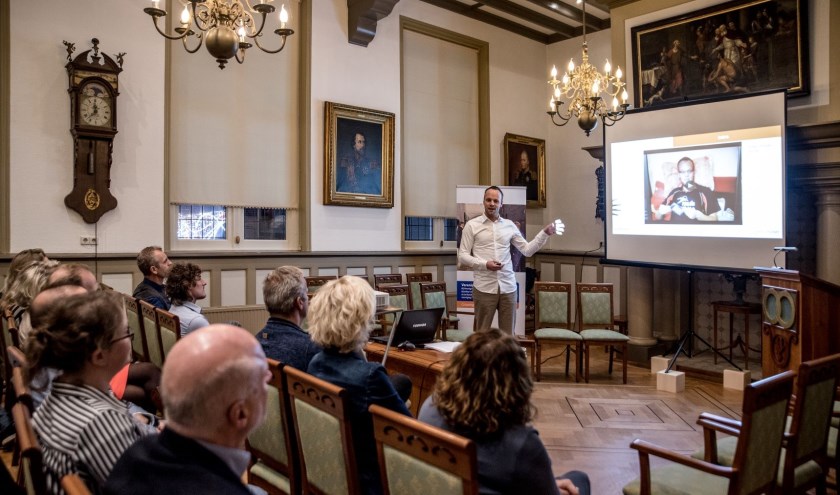 Matthijs Vink was gastspreker tijdens bijeenkomst 'Ondernemen is topsport'.