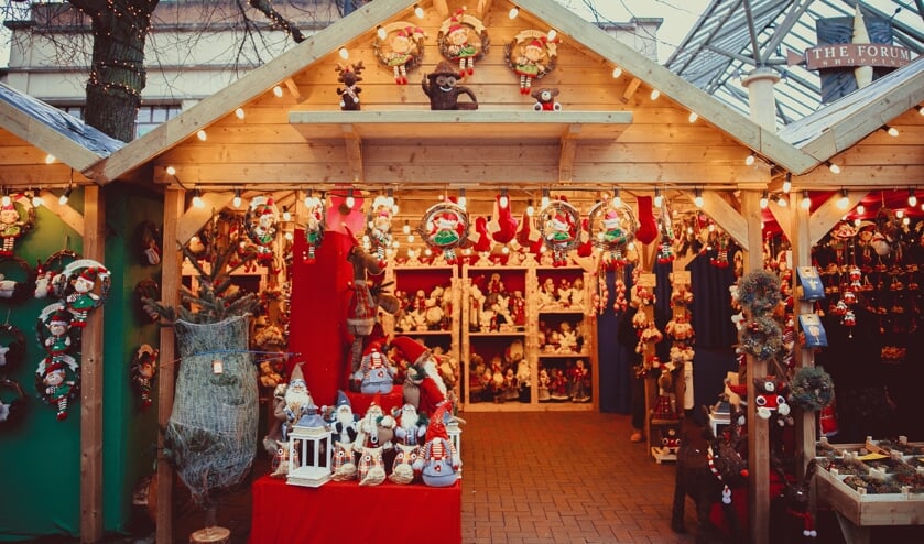 Verkoop van onder meer zelfgemaakte kerstkaarten