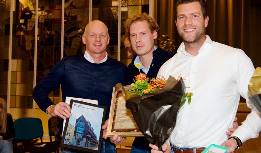 David Zentveldt (Kennemerhaeve), en Bas Verlaan met Marco Kramer van Pro6 Vastgoedontwikkeling werden winnaar met