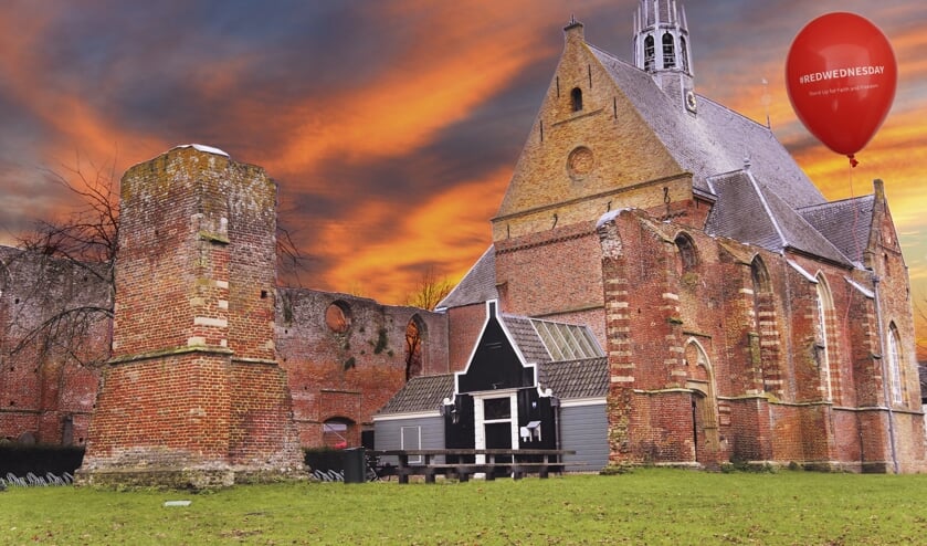 De community van de Ruïnekerk vraagt aandacht voor vervolging duur religie.