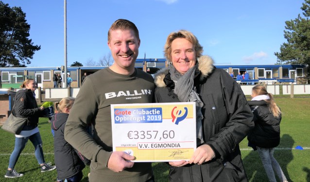 Fantastische opbrengst van de Grote Club actie voor Egmondia.