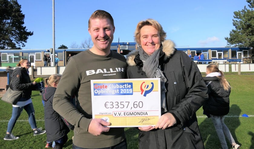 Fantastische opbrengst van de Grote Club actie voor Egmondia.