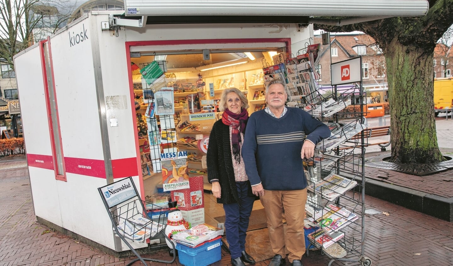 Gerda en Jan Keesen, tot einde 2018 nog de uitbaters van de kiosk.