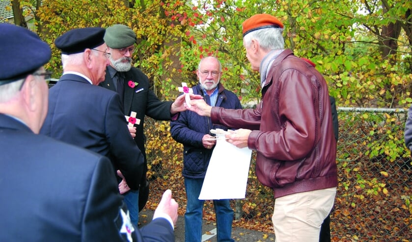 Veteranen onder elkaar.