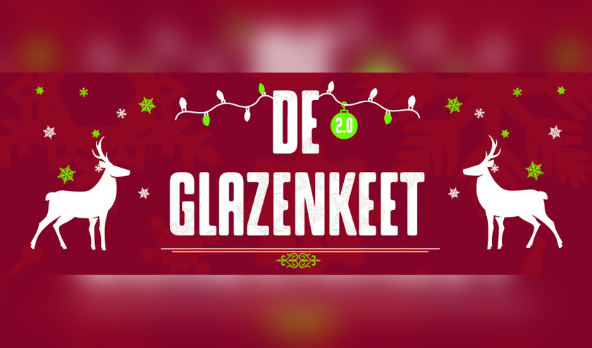 Het logo van de Glazen Keet in 2018.