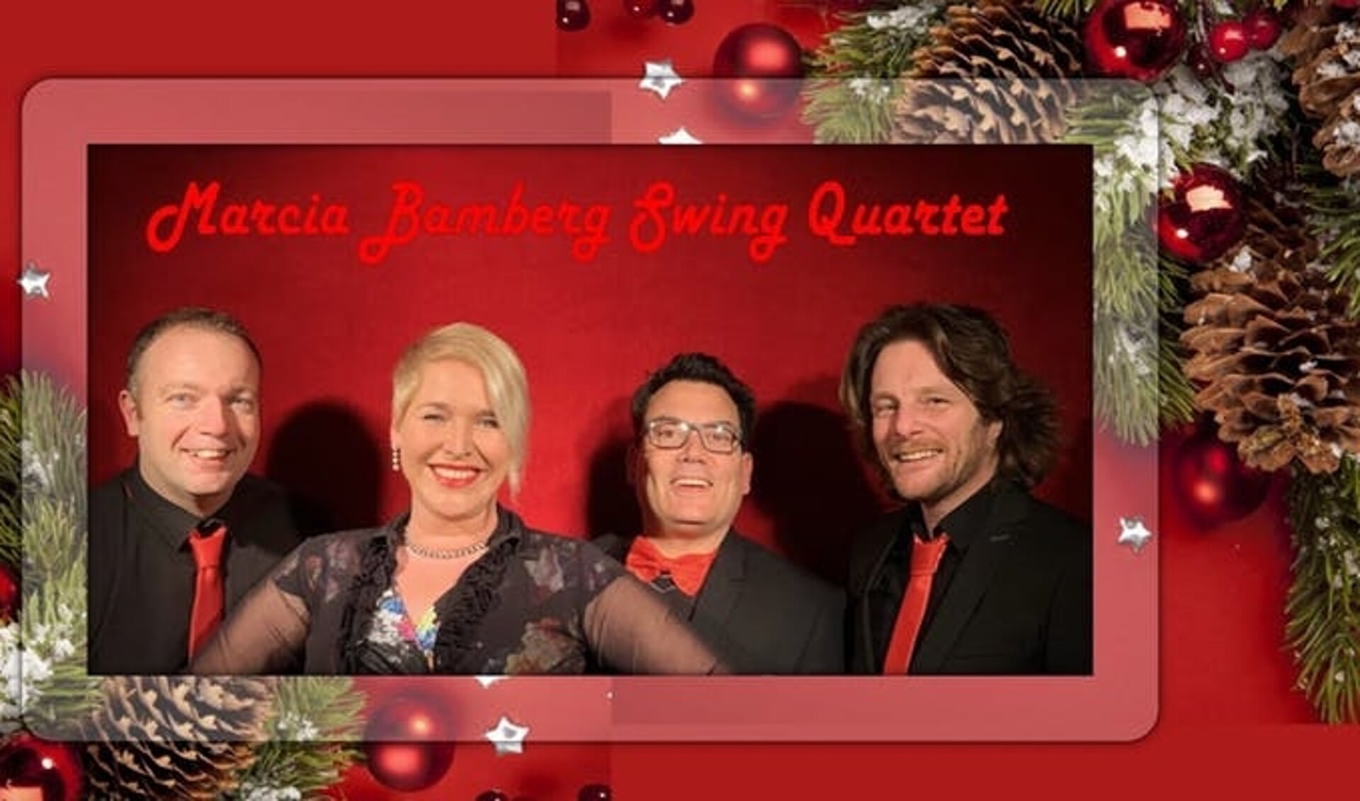 Het Marcia Bamberg Swing Quartet wenst iedereen fijne feestdagen.