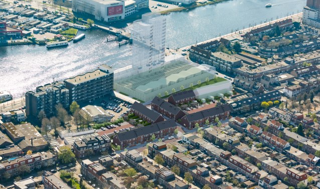 Schoterkwartier vanuit de lucht.