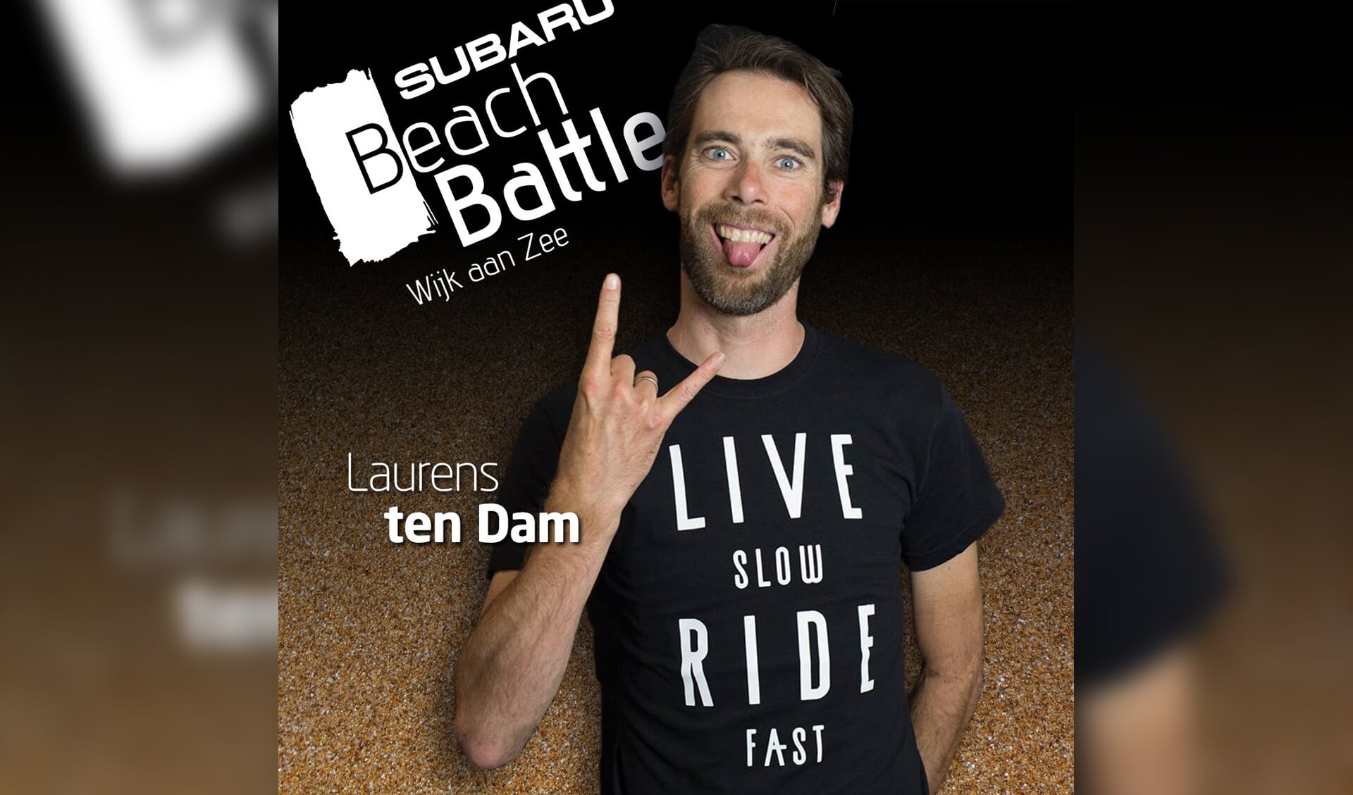  Laurens ten Dam doet weer mee aan de Subaru BeachBattle.