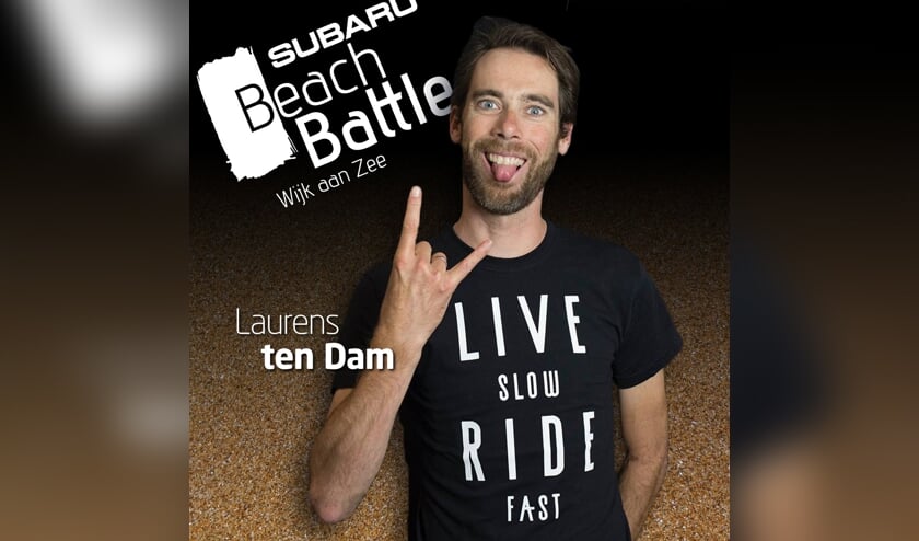 Laurens ten Dam doet weer mee aan de Subaru BeachBattle.