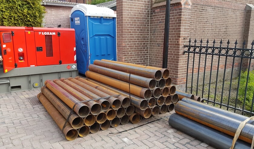 Basis voor een nieuwe fundering onder de woning...