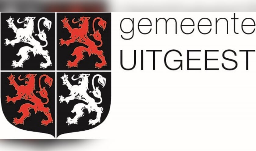 Het wapen van de gemeente Uitgeest.