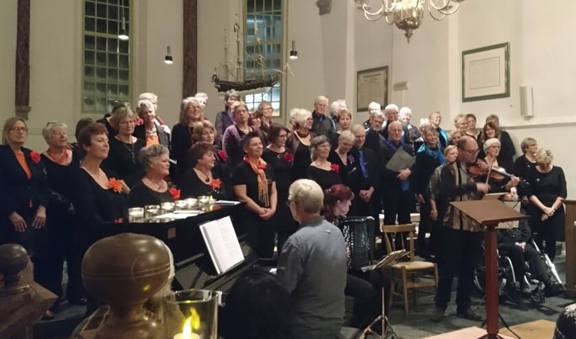 Het orkest van Harmonie Apollo Zaandijk.