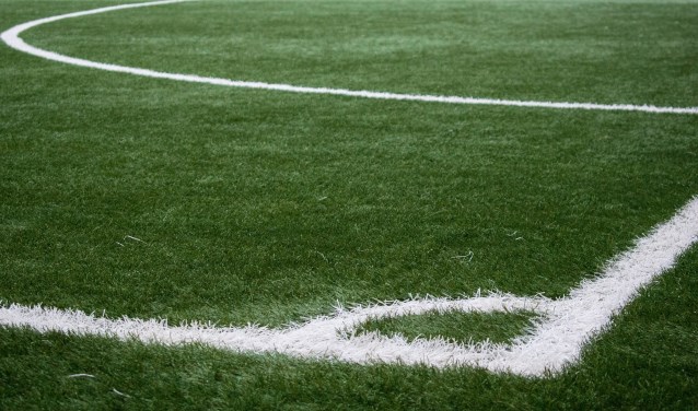 Een voetbalveld.