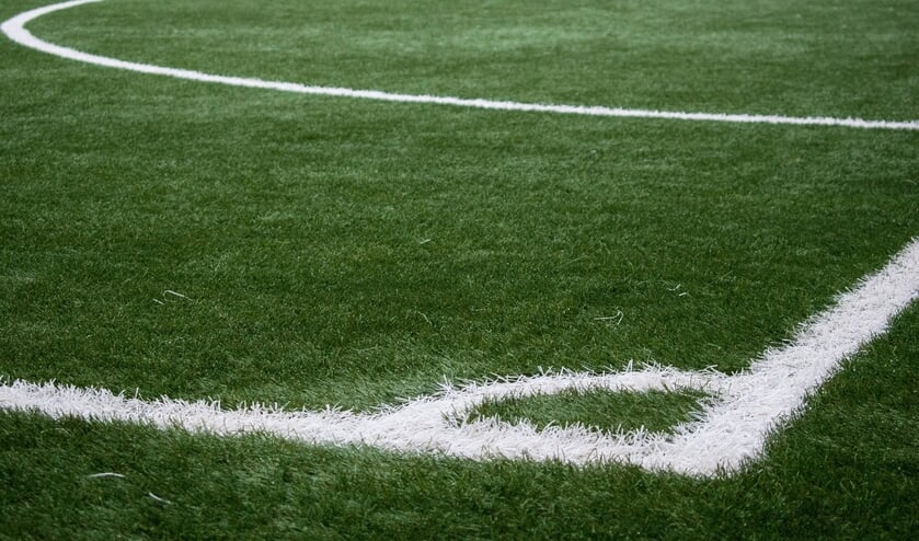 Een voetbalveld.
