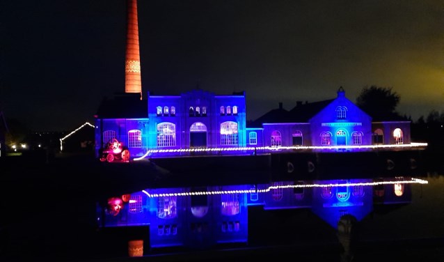 Het stoommachinemuseum is prachtig verlicht.