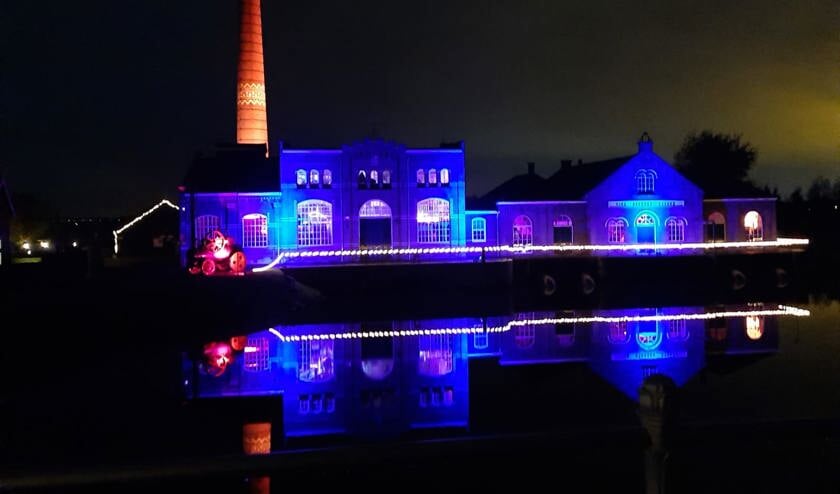 Het stoommachinemuseum is prachtig verlicht.