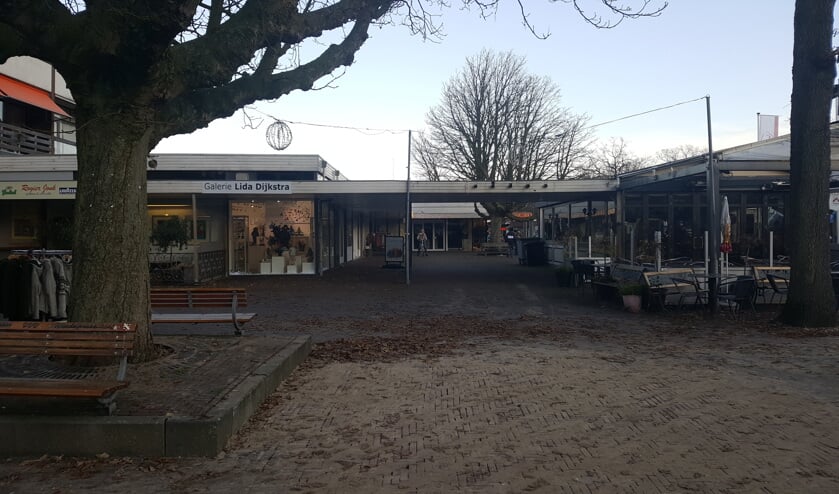 Herfstig doorkijkje op het Plein.
