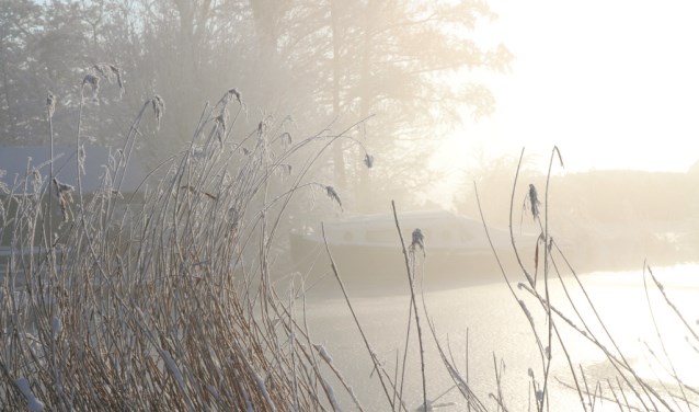 Genieten in een winterse omgeving.