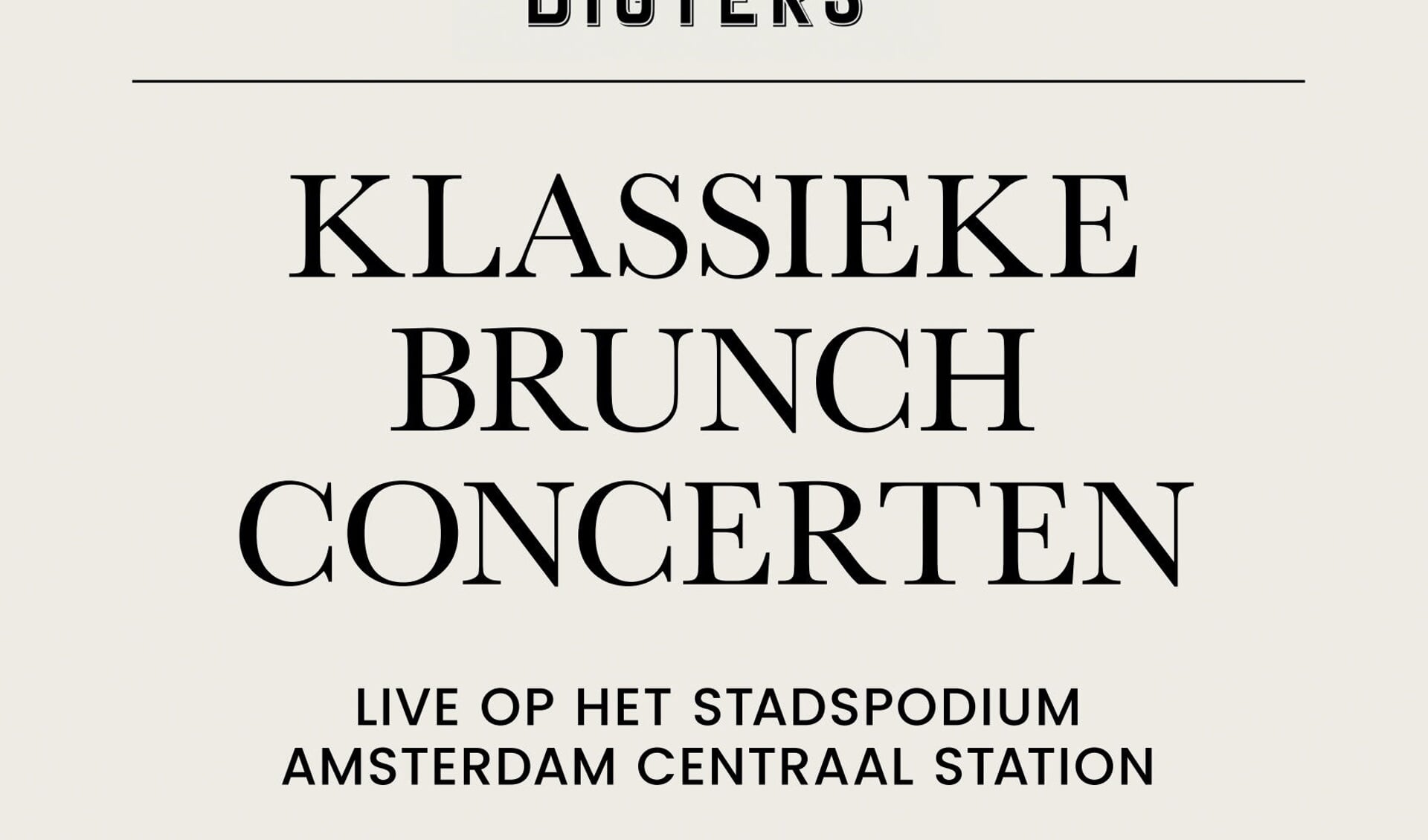 Geniet elke zondag van de klassieke brunchconcerten van Digters  in de IJ-passage op Amsterdam Centraal.