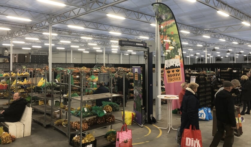 Bloembollen bij de vleet bij Verver Export.